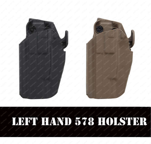 578 Holster Grip Lock System Pro Fit Handgun Left hand Holster Black