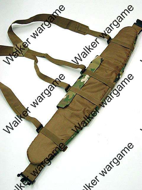 Tactical Waist Padded Molle Belt With Suspender Duty Belt - Multicam