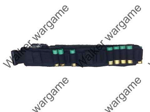 Tactical Shotgun Shell Belt, Short Gun CORDURA Ammo Belt - TAN
