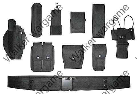 Tactical 10 In 1 Black Law Enforcement Modular Belt - SWAT Black