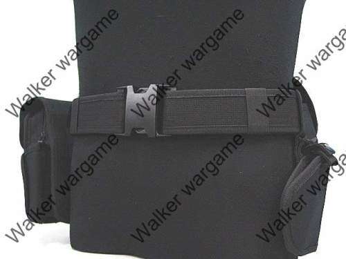 Tactical 10 In 1 Black Law Enforcement Modular Belt - SWAT Black