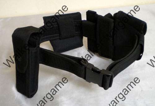 Tactical 10 In 1 Black Law Enforcement Modular Belt - SWAT Black