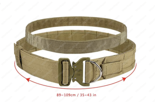 WST Knight Battle Combat Molle Belt - DESERT TAN