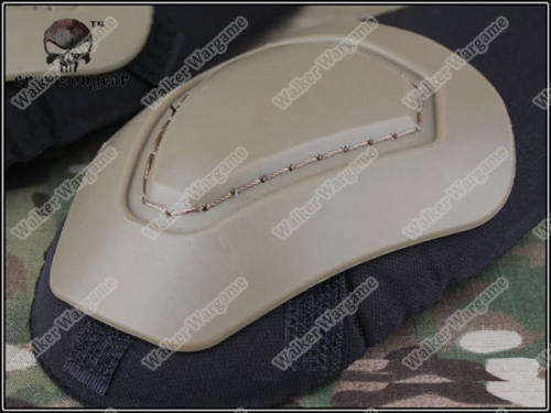 Emerson Gen 3 Tactical Combat Build In Shirt Elbow Pads Set - Tan