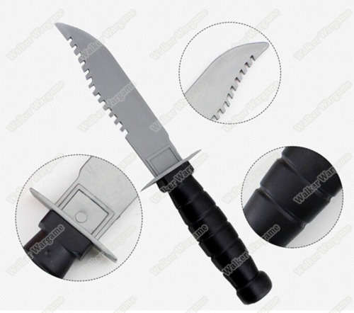 Tactical M7 Rubber Training Bayonet Black
