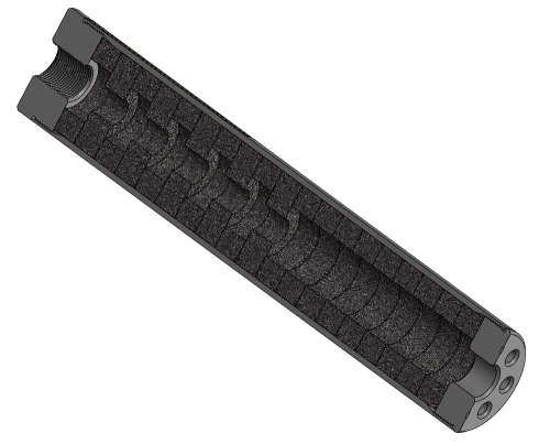 Novritsch Suppressor Silencer For Airsoft. AEG GBB Sniper