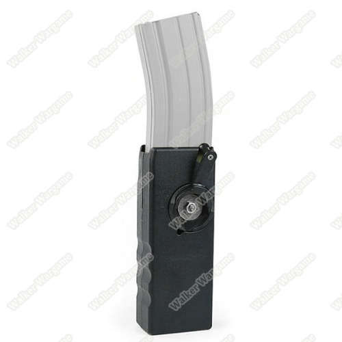 BD Sidewinder Airsoft BB Speed Loader 1000rds Capacity- Black (For M4 Mag)