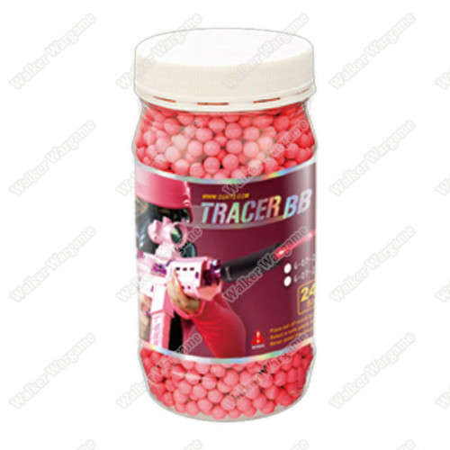 GandG Airsoft Tracer BB 0.25g 2400 Shots Red (Glow In The Dark)