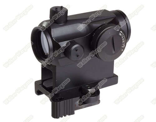 Emerson T1 Micro Reflex Red and Green Dot Sight with QD Riser - Black