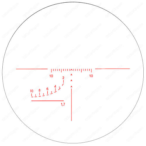 SVD Dragunov Sniper Rifle 4X26 Optics Scope Red Illuminated