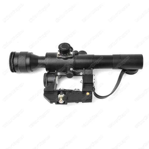 SVD Dragunov Sniper Rifle 4X26 Optics Scope Red Illuminated