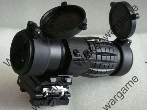 3X-FTS Magnifier Scope w Flip To Side Mount - Black
