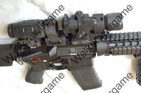 3X-FTS Magnifier Scope w Flip To Side Mount - Black