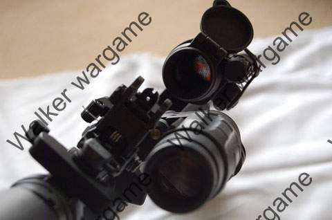 3X-FTS Magnifier Scope w Flip To Side Mount - Black