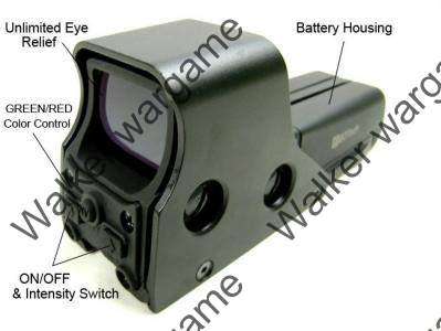 552 Red/Green Reflex Dot Holographic Sight - Tan