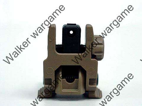 M-Sytle PTS Back Up Folding Sight One Set - Tan