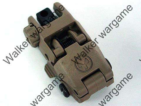 M-Sytle PTS Back Up Folding Sight One Set - Tan