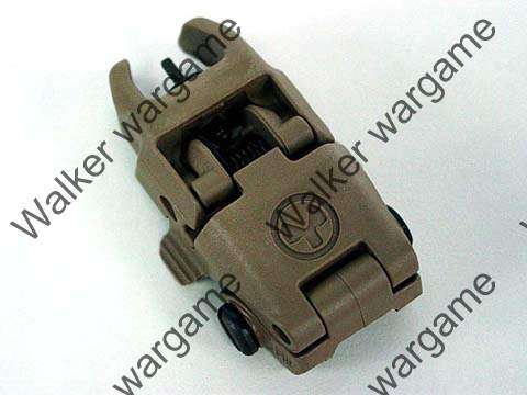 M-Sytle PTS Back Up Folding Sight One Set - Tan