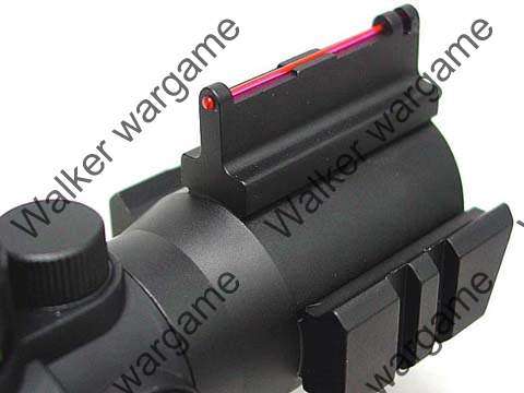 TAR 4x32mm Red/Green/Blue Cross-Hair Scope with Dual Rail - Black