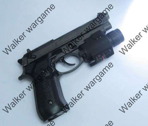 M6 Tactical Pistol Flashlight and Red Laser