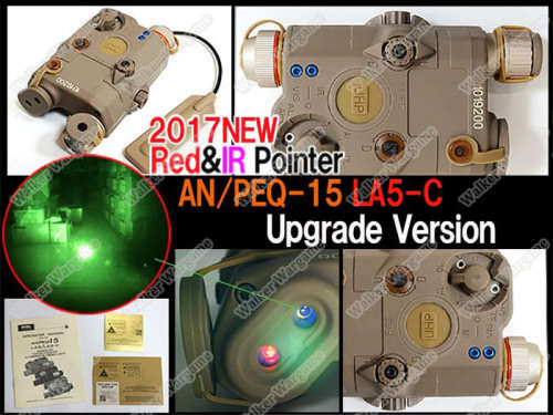 FMA PEQ LA5-C LED White light + Red laser with IR Pointer - Tan