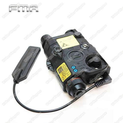 FMA PEQ LA5-C LED White light + Red laser with IR Pointer - Black