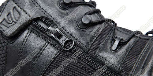 UniteWin Tactical Non-slip Combat Boots With Side Zip - SWAT Black UK9 Euro44 US9.5