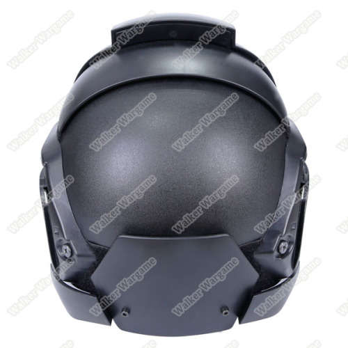 Tactical Samurai Airsoft Mask With Helmet - Desert Tan