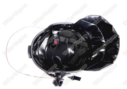 Tactical Anti Riot Helmet With Face Polycarbonate Visor And Leather Neck Protector