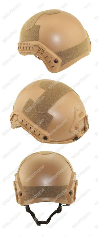 Basis Fast Jump Helmet With NVG Mount & Side Rail SWAT Black