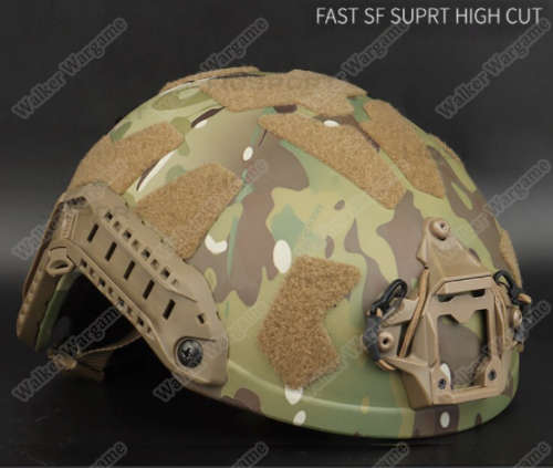 WST Fast SF High Cut Fast Jump Helmet With NVG Mount & Side Rail Multicam