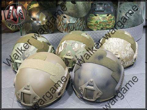 Advance Fast Jump Helmet With NVG Mount & Side Rail Desert tan