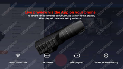 RunCam Scope Cam Lite (Rifle Camera Record Your Airosft Game)  40mm Best for Sniper Rifles