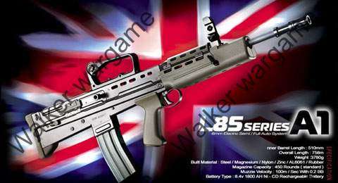G&G British Troops SA80 L85A1 Carbine Full Metal Electric Blow Back - New ETU MOSFET