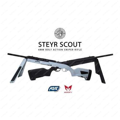 Modify Steyr Scout Airsoft Bolt Action Sniper Rifle