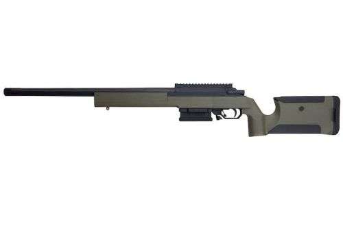 EMG Helios EV01 Bolt Action Airsoft Sniper Rifle by ARES OD Green