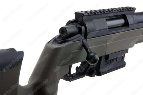 EMG Helios EV01 Bolt Action Airsoft Sniper Rifle by ARES OD Green
