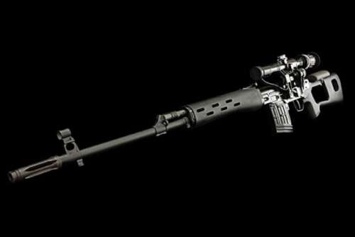 WE tech SVD Dragunov GBB Green Gas Blow Back Sniper Rifle
