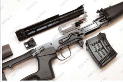WE tech SVD Dragunov GBB Green Gas Blow Back Sniper Rifle