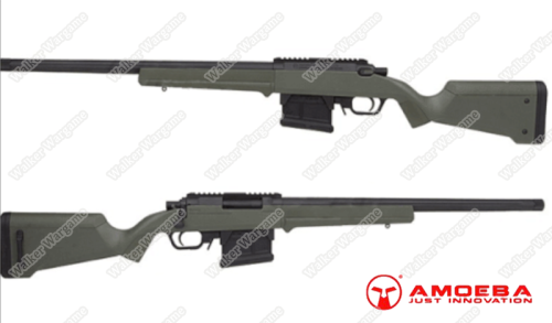 Amoeba (ARES) STRIKER AS01 Spring Power Bolt Action Sniper Airsoft Rifle OD Green