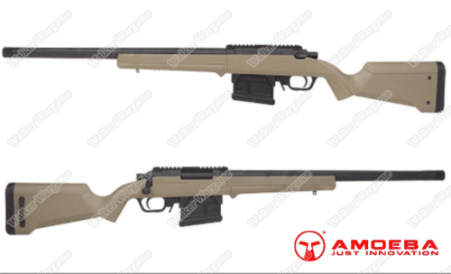 Amoeba (ARES) STRIKER AS01 Spring Power Bolt Action Sniper Airsoft Rifle Tan