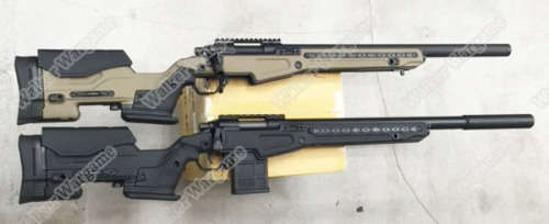 Action Army AAC T10 Tactical VSR10 Bolt Action Spring Power Sniper Rifle - Black