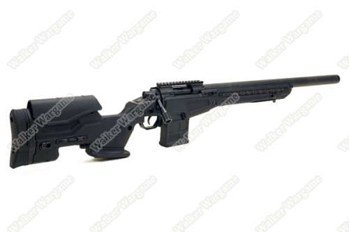 Action Army AAC T10 Tactical VSR10 Bolt Action Spring Power Sniper Rifle - Black