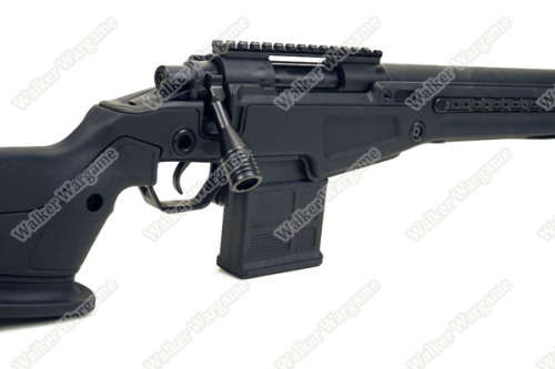 Action Army AAC T10 Tactical VSR10 Bolt Action Spring Power Sniper Rifle - Black