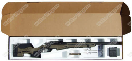 Action Army AAC T10 Tactical VSR10 Bolt Action Spring Power Sniper Rifle - Black