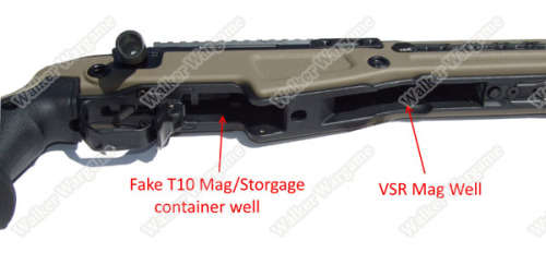 Action Army AAC T10 Tactical VSR10 Bolt Action Spring Power Sniper Rifle - Black