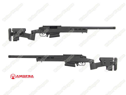 Next Evolution - AMOEBA `Striker` Tactical 01 Sniper Rifle AST01 Airsoft Black