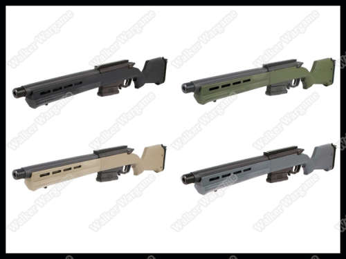 Amoeba (ARES) STRIKER AS02 Spring Power Bolt Action Sniper Airsoft Rifle Tan
