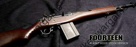 G&G M14 (GR14) Full Metal Initation Wood Stock Sniper Rifle - New ETU Model