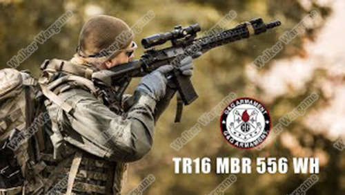 G&G TR16 MBR 556WH AEG Airsoft Rifle - Black New G2 SystemBuild In ETUMOSFET